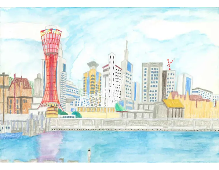 パステルなポートタワー